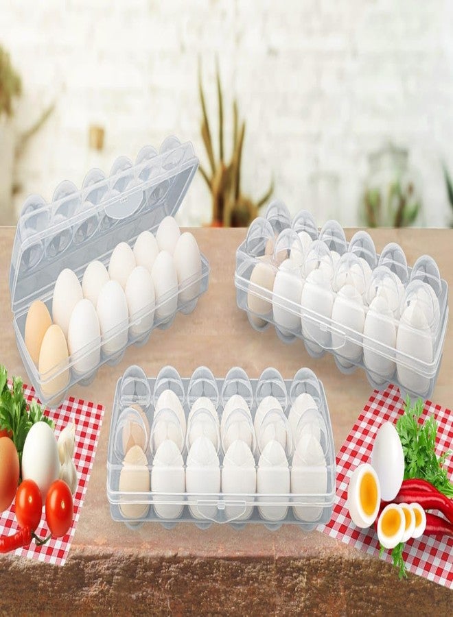 Arto 12 Grid Egg Box Egg Refrigerator Tray, Stackable Plastic Egg Containers for Fridge Kitchen (Multicolor) - Image 5