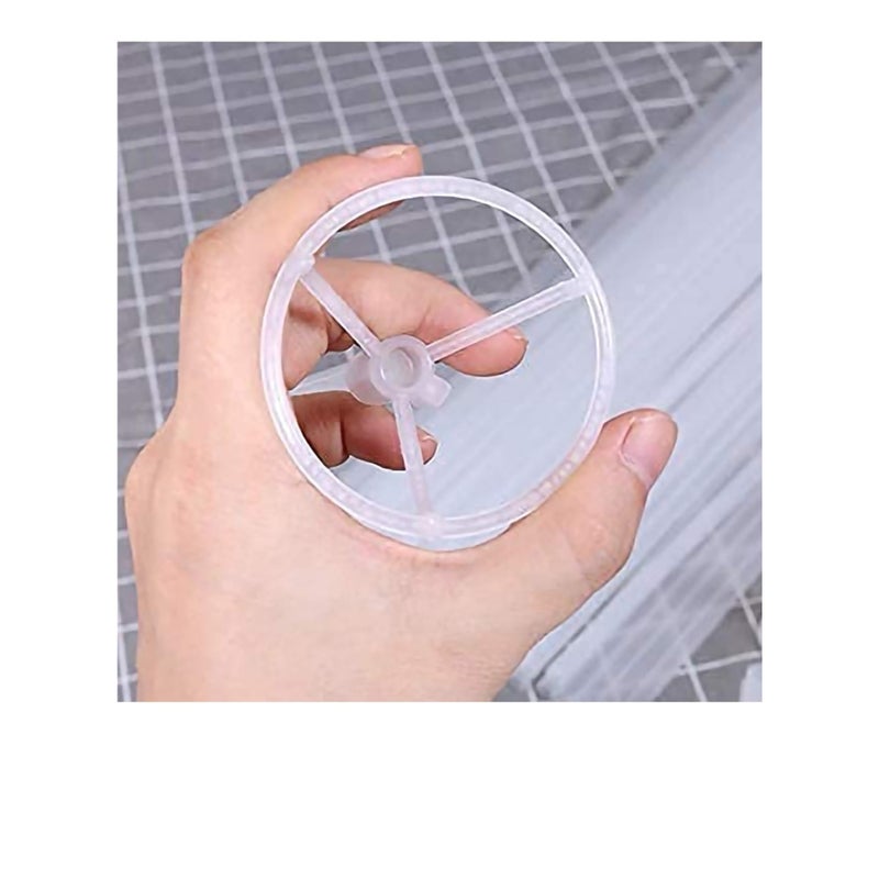 SOLARAE عصا بالون كبيرة مع أكواب، 30 عبوة حامل عصا بالون بوبو شفاف بطول 16 بوصة للبالونات الكبيرة - Image 5