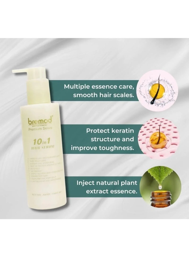 Bremod Premium Series 10in1 Hair Cream Serum 210ml /7.10/fl.oz - Image 3