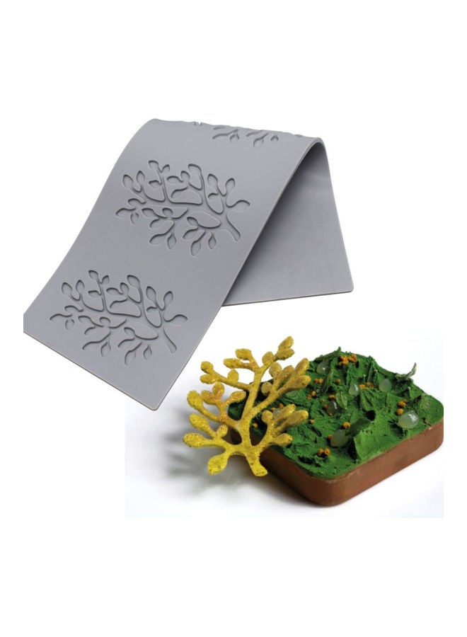 نيبمينينت قالب كيك بتصميم دانتيل على شكل أوراق شجر أبيض 10 x 8 3سم - Image 1