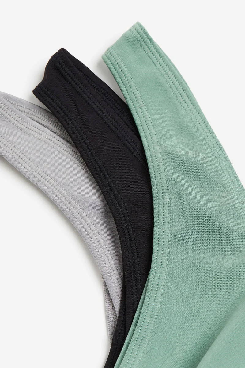 H&M 3-pack microfibre Brazilian briefs