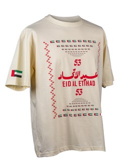 Eid Al Etihad T-Shirt - Off-White Colour