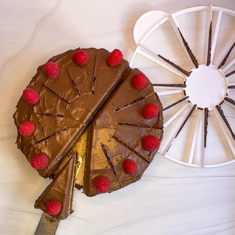 Ateco Cake Portion Marker, 10 or 12 Slices, Works for Cakes Up To 16-Inches Diameter - Image 5