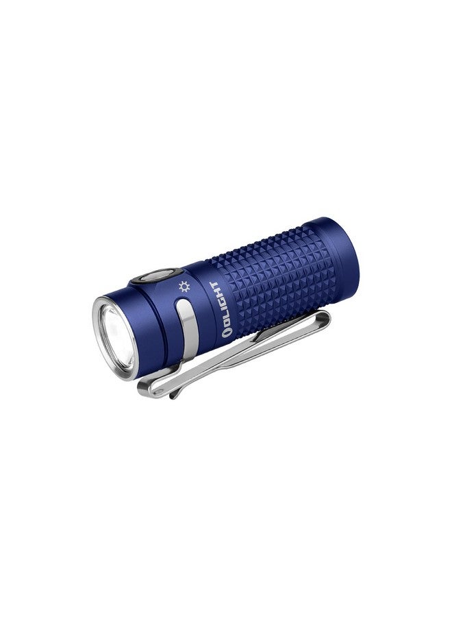OLIGHT Baton4 Rechargeable EDC Flashlight, Portable Light 1300 Lumens with Magnetic Charging Cable, Small Powerful for Home, Camping, and Emergencies (Regal Blue) - Image 1