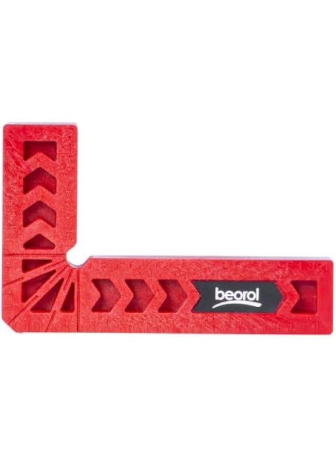 Beorol مشبك تحديد الزاوية اليمنى 90 درجة ABS حامل مسطرة L-square لتصنيع الأخشاب - 50x80mm - LUABS50X80 - Image 1