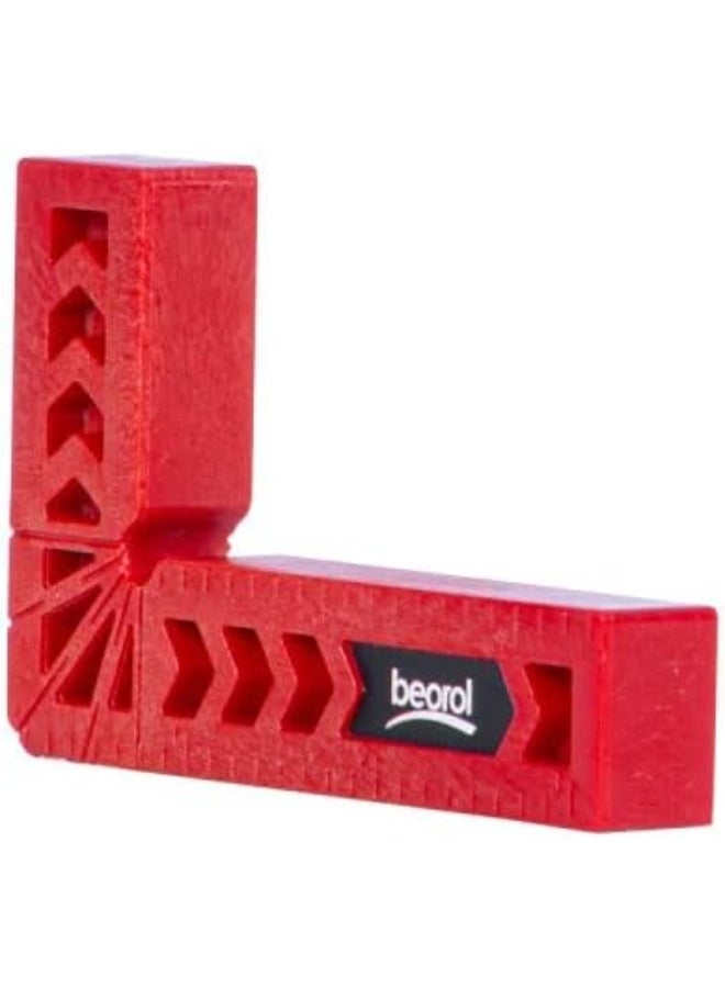 Beorol مشبك تحديد الزاوية اليمنى 90 درجة ABS حامل مسطرة L-square لتصنيع الأخشاب - 50x80mm - LUABS50X80 - Image 3