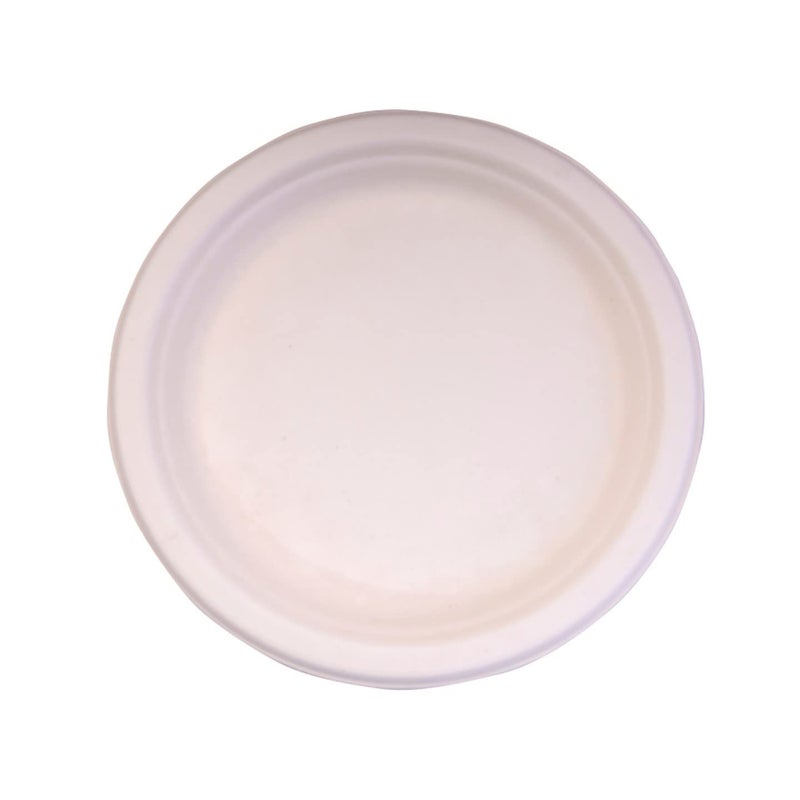G1 G 1 Disposable Plates | Round | 100% Natural | Biodegradable | Compostable | Safe & Hygienic | 7 Inch | Medium | Pack of 50 - Image 5
