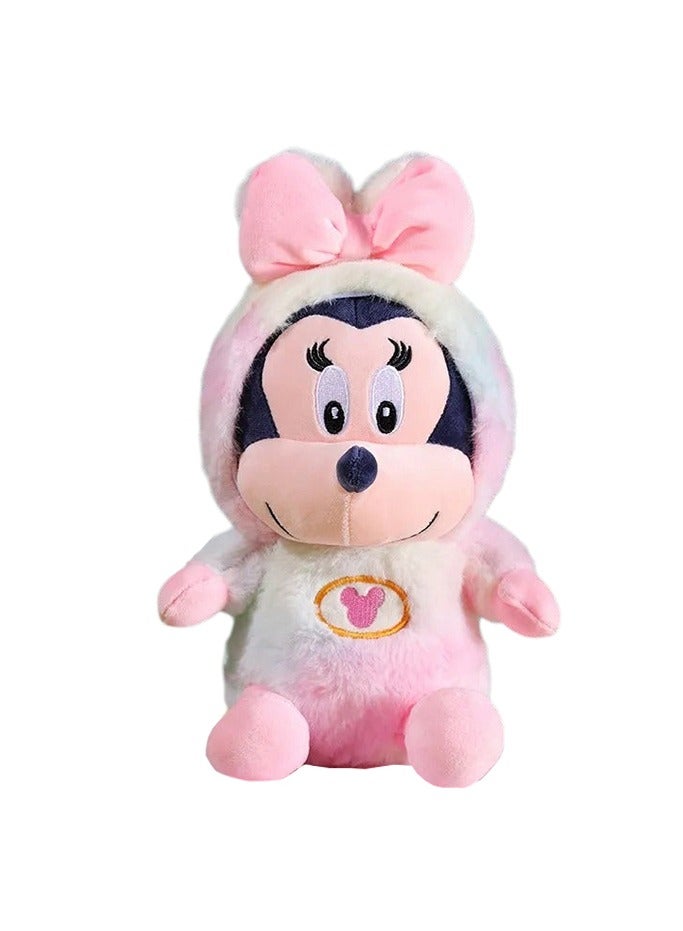Mickey Mouse Winter Pink Teddy Bear Size 1 