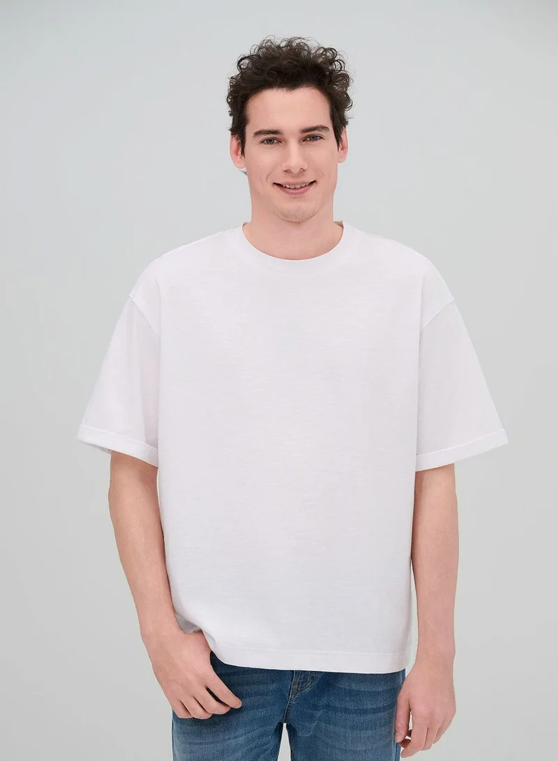 Giordano Men Regular Interlock Liquid Touch Tee