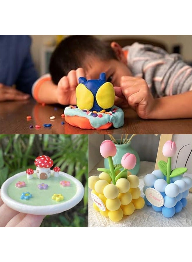 72Piece Air Dry Clay for Kids, Safe, Non-Toxic, Ultra-Light, and Easy to Shape for Endless Creative Fun and DIY Projects  - Image 4