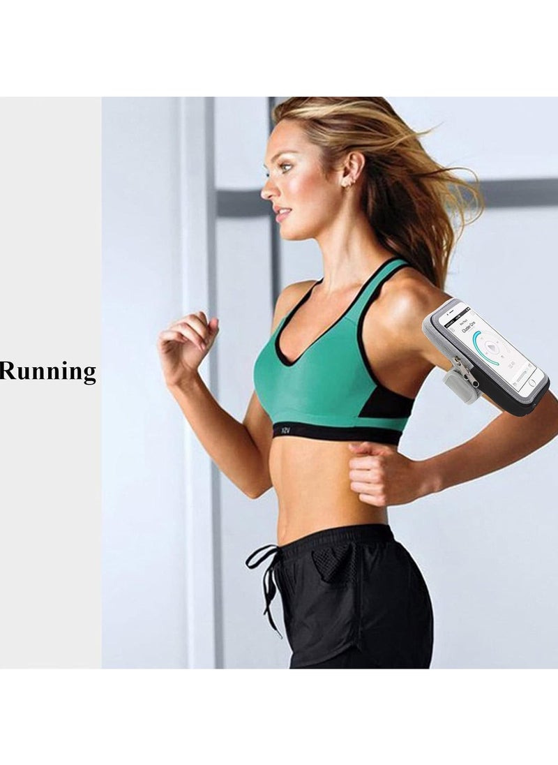 PYC - Running Armband Phone Holder for Running Full Touchscreen Phone Arm Bands for Running Sports Phone Holder with Adjustable Band for iPhone 13 Pro Max 12 11 Xs Xr 8 7 Galaxy S20 S10 S9 S8 - Image 1