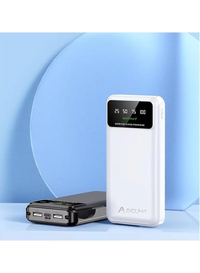 الغي اند كو باور بانك محمول سريع الشحن 22.5 واط 20000 مللي امبير في الساعة مع منفذ USB-C لموبايل ايفون 16/15/14/13 برو ماكس وسامسونج جالاكسي Z فولد 6 S24 S23 S22 S21 الترا، اسود - Image 5