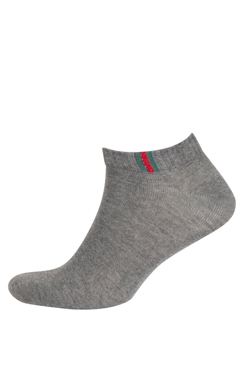 DeFacto Multicolour Man Man 5 Piece Short Socks Casual - Image 3