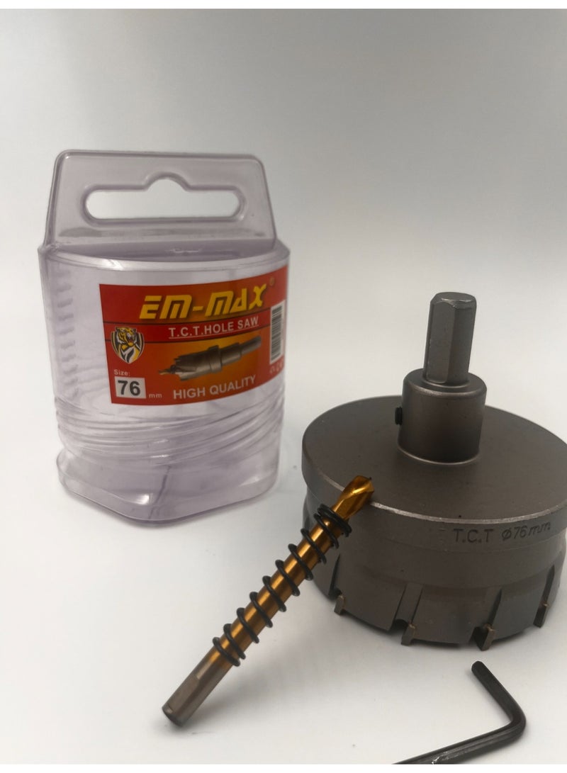 EM MAX Hole Saw  for Stainless Steel & Iron | High-Performance Drill Bit – Durable & Precise - Image 5