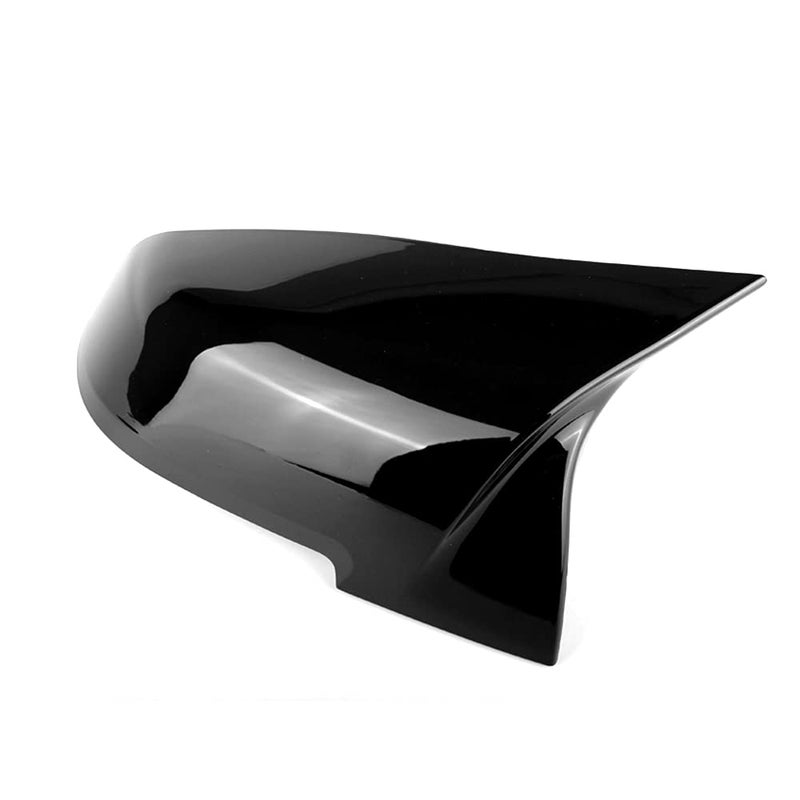 Qitian ABS Mirror Cover - Rearview Side Mirror Replacement, Fit for BMW 1, 2, 3 & 4 Series, X1, M2 - Gloss Black, 2pcs/Set - Image 4