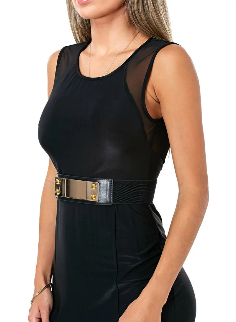 AX PARIS Belted Maxi Dress