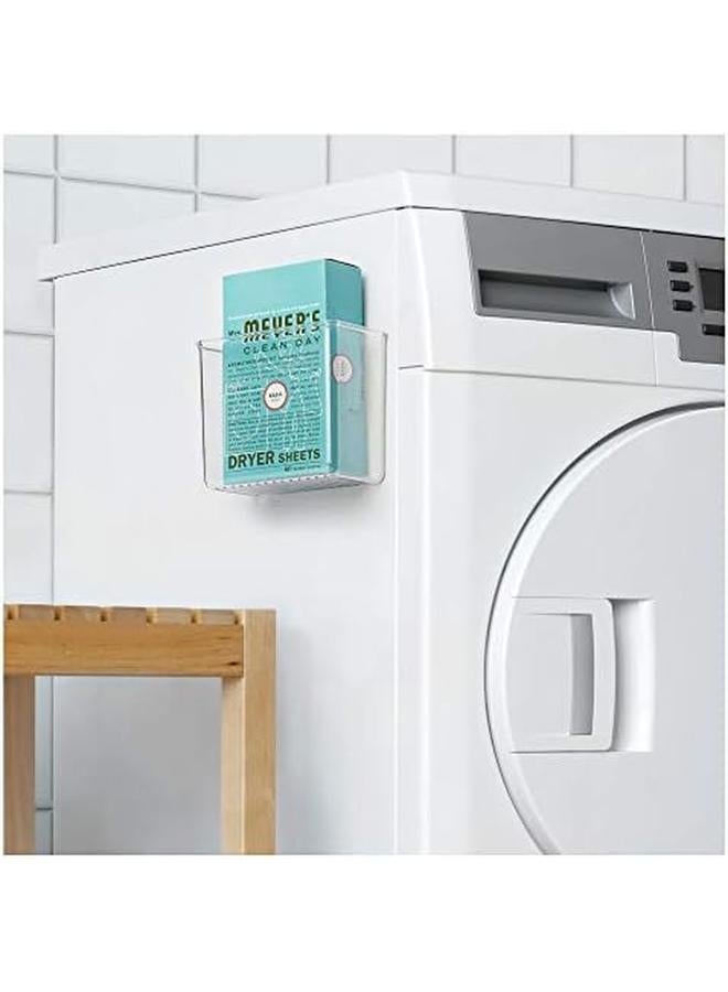 إنترديزاين منظم تثبيت على الحائط من البلاستيك من Affixx للمطبخ والحمام وغرفة النوم والمكتب وغرفة الحرف اليدوية مقاس 3 بوصة - Image 2