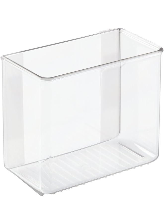 إنترديزاين منظم تثبيت على الحائط من البلاستيك من Affixx للمطبخ والحمام وغرفة النوم والمكتب وغرفة الحرف اليدوية مقاس 3 بوصة - Image 1