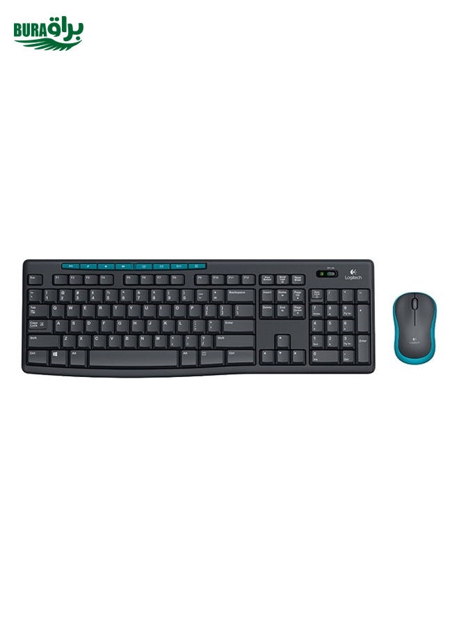 BURAQ - Logitech MK275 USB Wireless Keyboard Mouse Set - Image 1