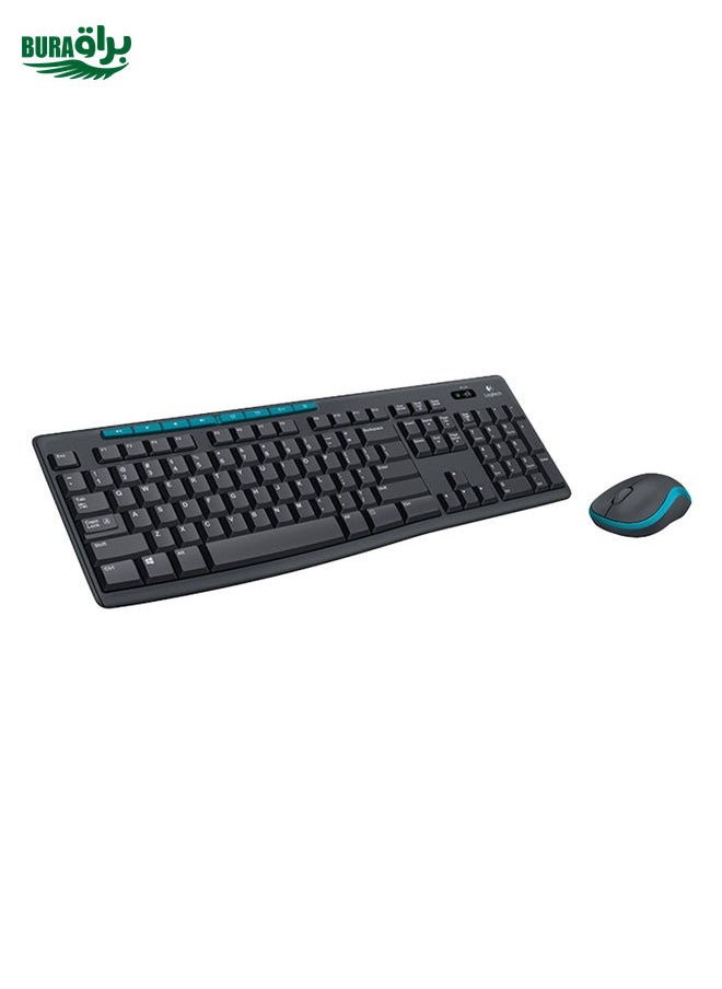 BURAQ - Logitech MK275 USB Wireless Keyboard Mouse Set - Image 1