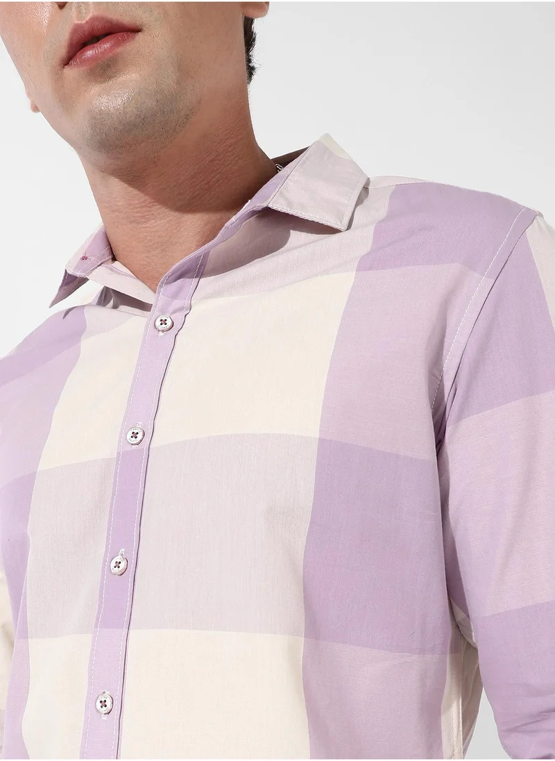 Campus Sutra Men's Cotton Buffalo Check Shirt