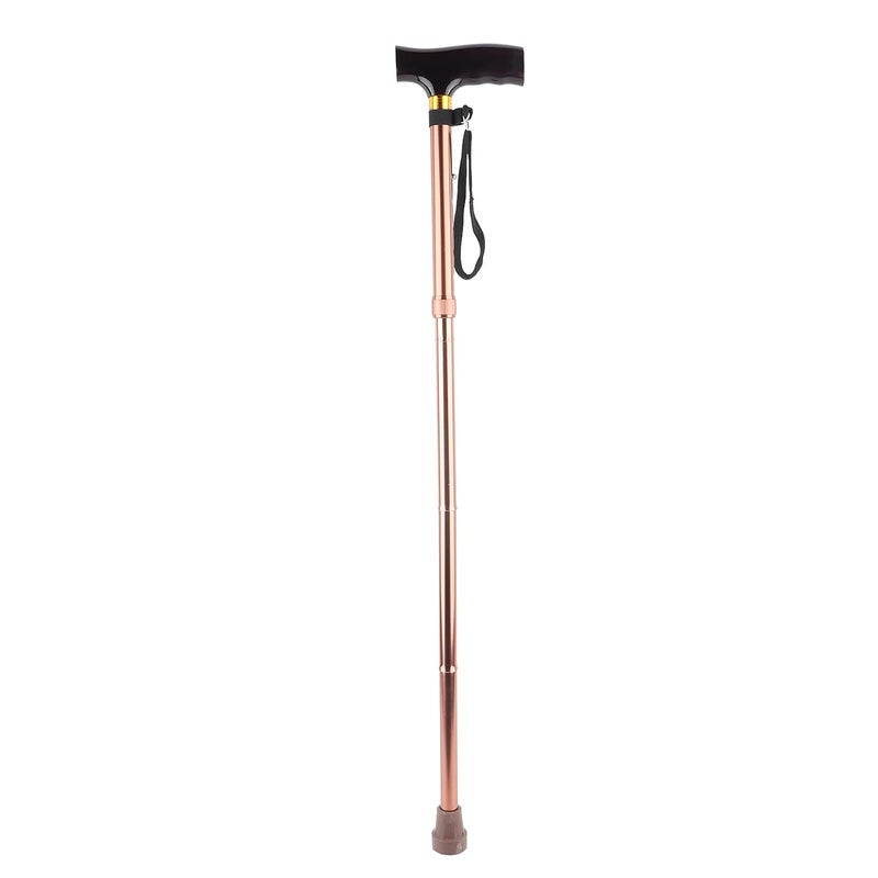 klarako Elderly Folding Cane, Wooden Handle Safety Walking Folding Cane With Walking Canes Collapsible For Canes Canes For Men And Women - Image 1