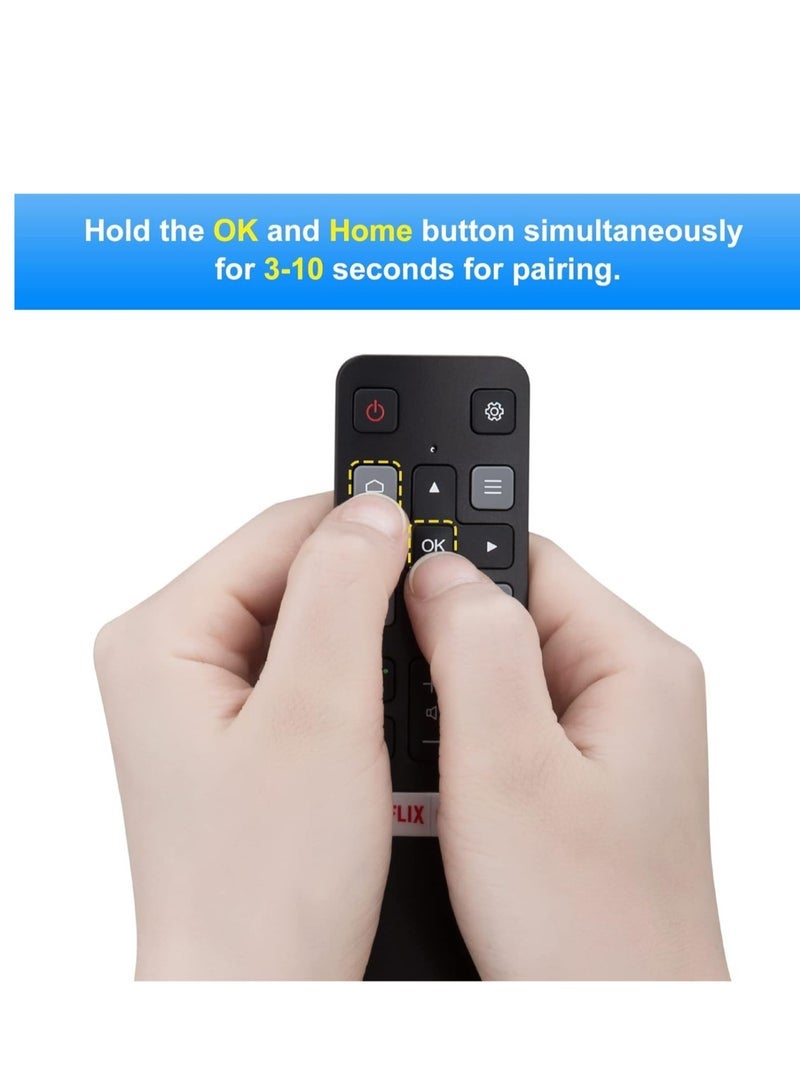 BLUMENiT Introducing the Enhanced Voice Control Remote for TCL Android TVs - Upgrade Your Experience with the RC802V. Unlock the Power of Google Voice Functionality, Complete with Dedicated Buttons for Seamles - Image 3