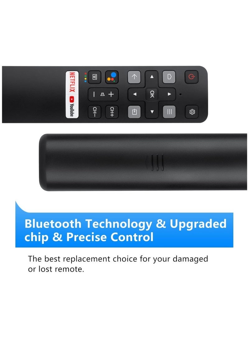 BLUMENiT Introducing the Enhanced Voice Control Remote for TCL Android TVs - Upgrade Your Experience with the RC802V. Unlock the Power of Google Voice Functionality, Complete with Dedicated Buttons for Seamles - Image 5