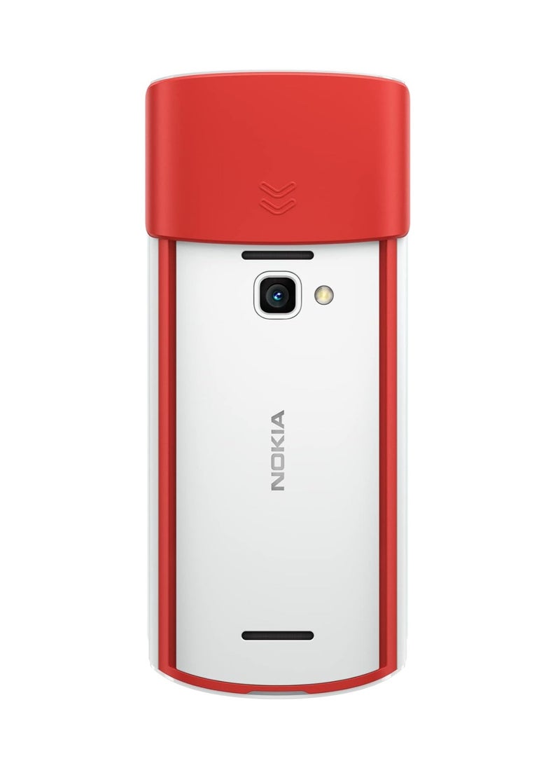 BJollys - 5710 XA Dual SIM White/Red 48MB RAM 128MB 4G -Middle East Version - Image 1