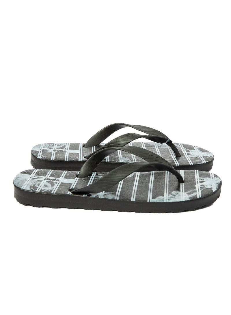 Onda Black flip flop for men - Image 3