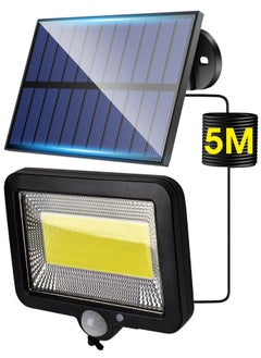 Solar Flood Light Solar Outdoor Light 100 COB Solar Light Outside with Motion Detector Waterproof 120° Lighting Solar Wall Light for Garden, Yard, Garage