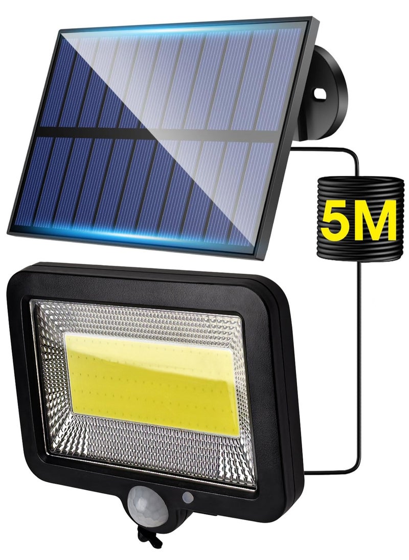 Generic - Solar Flood Light Solar Outdoor Light 100 COB Solar Light Outside with Motion Detector Waterproof 120° Lighting Solar Wall Light for Garden, Yard, Garage - Image 1