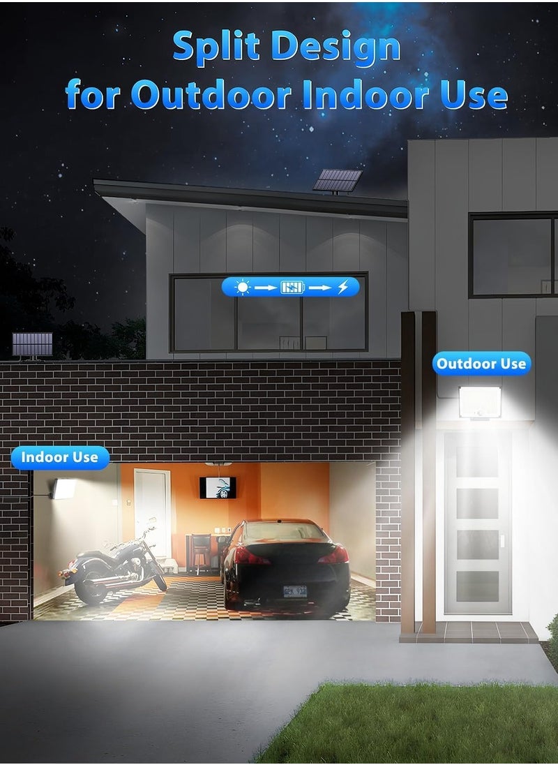 Generic - Solar Flood Light Solar Outdoor Light 100 COB Solar Light Outside with Motion Detector Waterproof 120° Lighting Solar Wall Light for Garden, Yard, Garage - Image 1