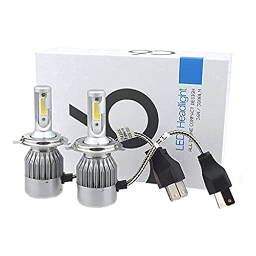 PA C6 H-4 All In One Compact Design 36W/3800LM Led Headlight Conversion Kit Car High/Low Beam Bulb Driving Lamp 6500K (Pack of 2) White For Honda CB Unicorn 150 - Image 1