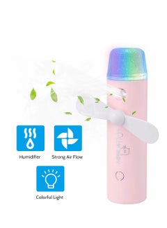 Fan Mister Small Handheld Fan Portable Mini Fan Humidifier USB Rechargeable Fan Misting Fan for Outdoor Indoor