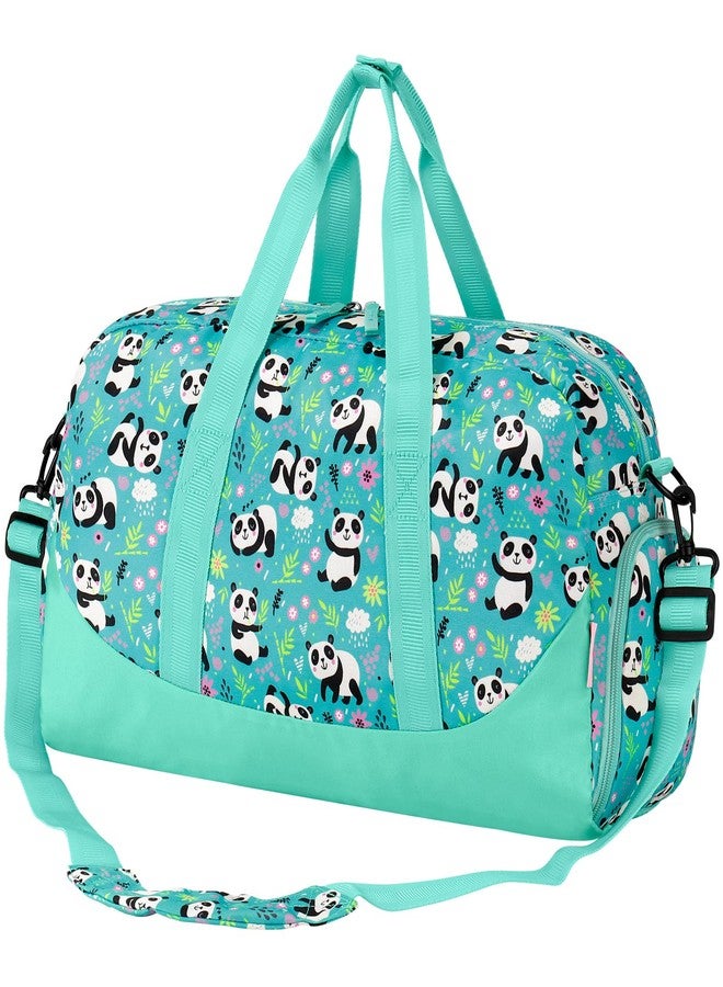 Choco Mocha Duffle Bags for Kids, Panda-blue, Girls Duffle Bag - Image 1