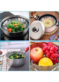 JB Export JB Export Foldable Steamer Basket For Draning Boil Fruit And Vegetable Storage And CleanStainless Steel Instant Pot Pack Of 1  - Image 4