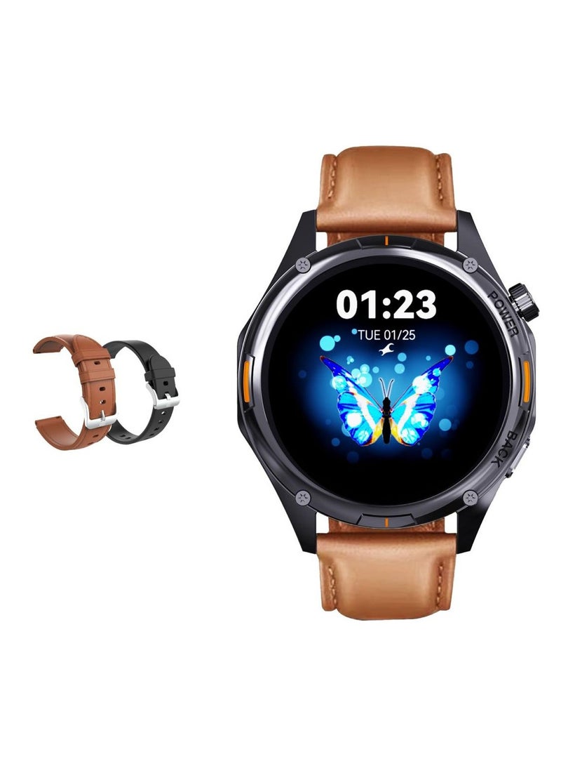 TCH Calling Smart Watch HD1 3D Hero 1 BLACK for Men-Women 1.43"3D AMOLED Display, Bluetooth Call/Message, 150+ Sports Modes, Heart Rate, Sleep Monitor, IP68 Waterproof, 7-Day Battery, Fitness Watches for Android/iOS - Image 5