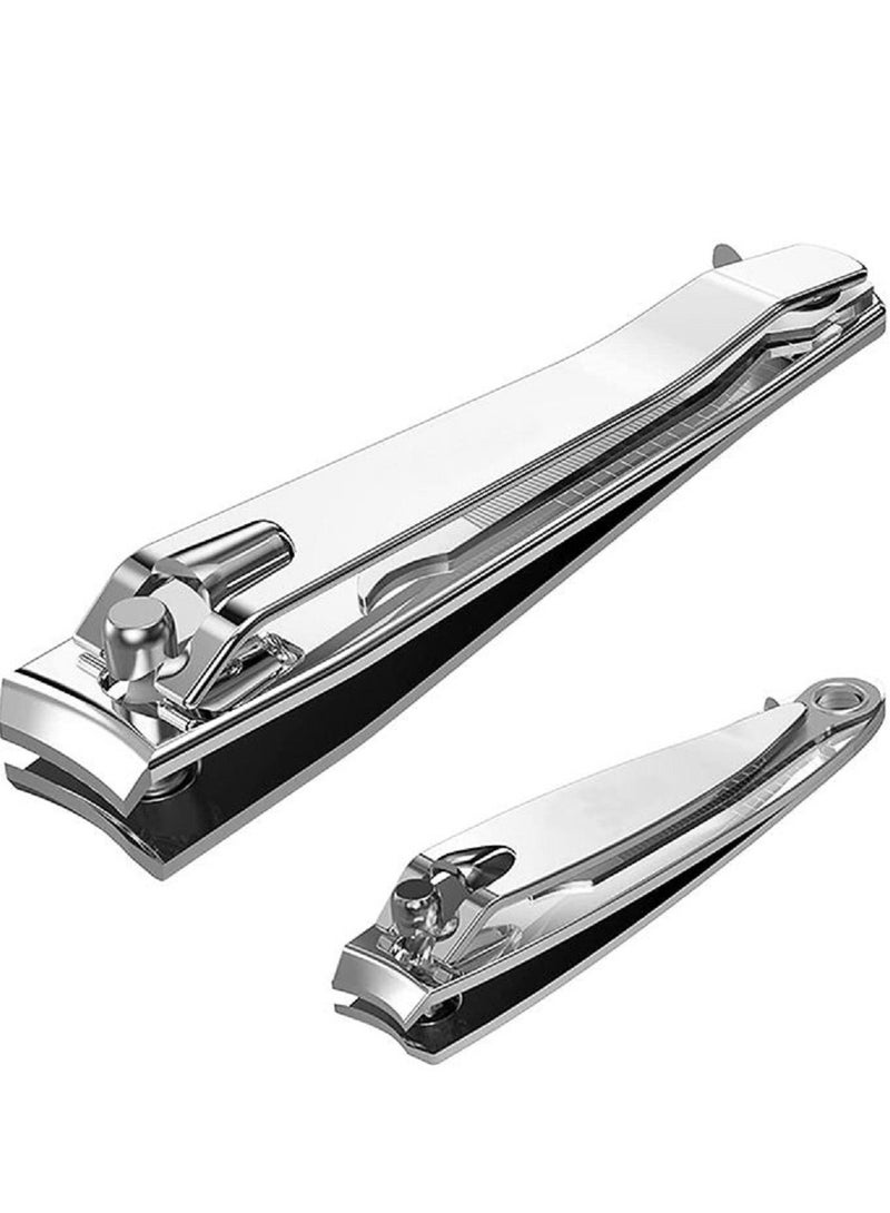 مليسا مجموعة قص الأظافر الاحترافية المصنوعة من الفولاذ المقاوم للصدأ (قطعتان) - Image 1