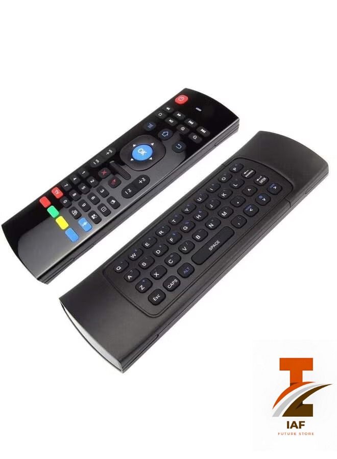 IAF MX3-M 2.4G Wireless Keyboard Mouse Wireless Remote Control with Build In Mic for Android TV Box