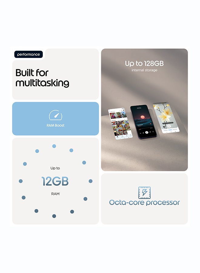 موتورولا G17 Dual SIM 4G PANTONE Alaskan Blue 4GB RAM 128GB - Middle East Version - Image 3