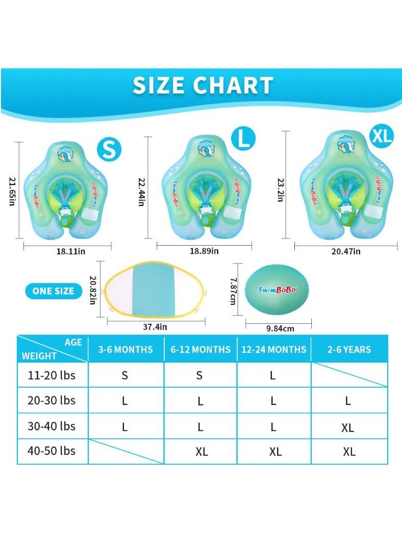 Baby sunscreen swim ring, size L - Image 4