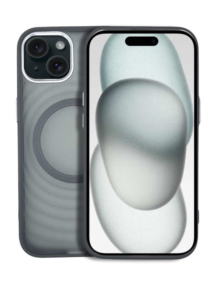 جراب حماية ممتاز لهاتف iPhone 15  - مقاوم للصدمات، نحيف، متوافق مع Magsafe، مضاد لبصمات الأصابع مع حماية محسنة للكاميرا - Image 1