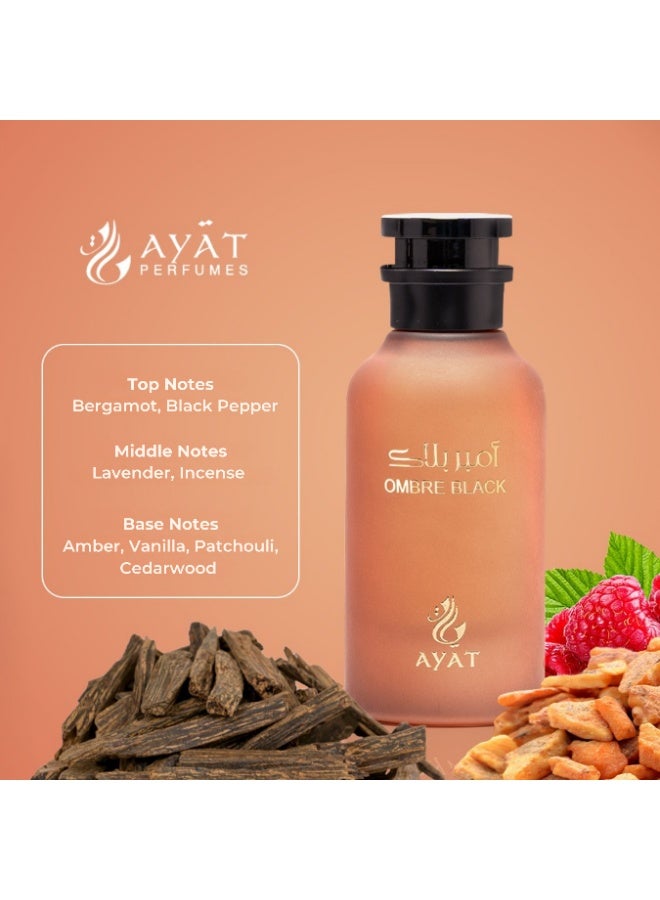 Ayat Perfumes Ombre Black – Eau de Parfum 100ml | Bold Oriental Woody Unisex Perfume – Long Lasting Luxury Arabian EDP Made in Dubai - Image 4