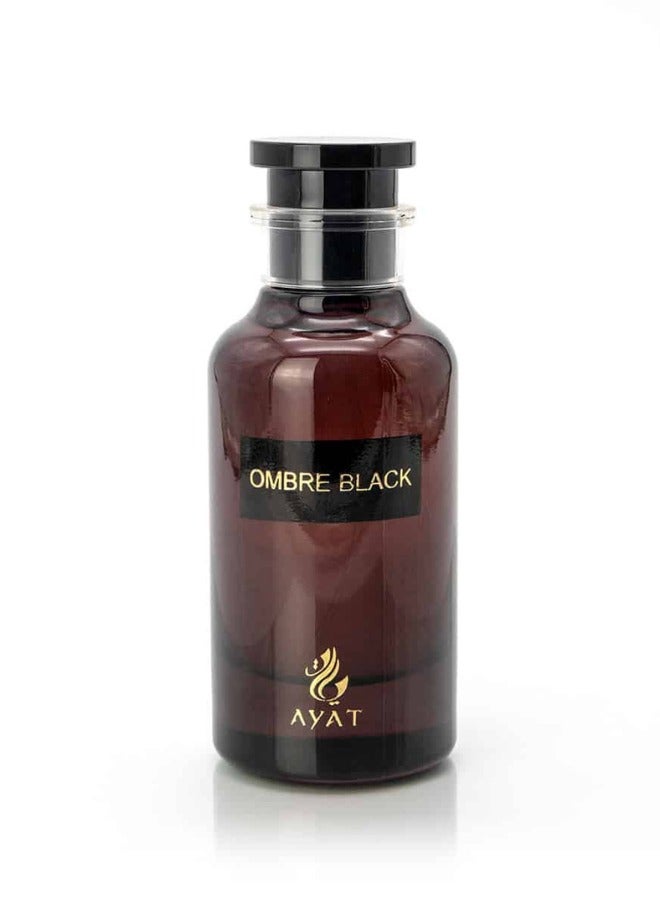 Ayat Perfumes Ombre Black – Eau de Parfum 100ml | Bold Oriental Woody Unisex Perfume – Long Lasting Luxury Arabian EDP Made in Dubai - Image 1