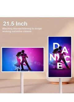 Generic 21.5 Inch Portable Smart Monitor, 1080 x 1920 IPS Swivel Screen, Portable Touch Screen, Wireless on Wheels, Built-in 7800mAh Battery, for Watching TV, Video Streaming, Live Streaming (Black)  - Image 3