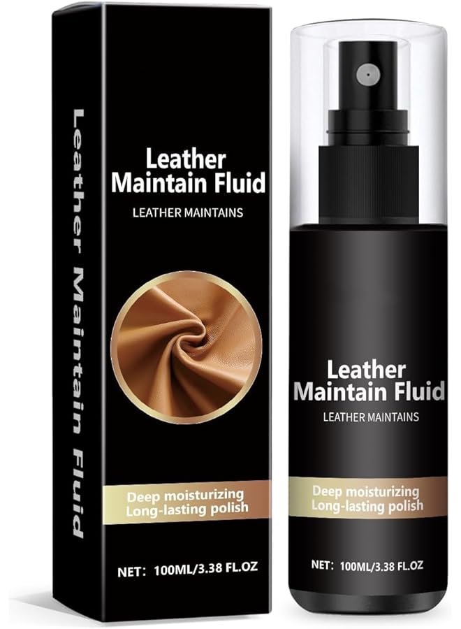 KASTWAVE Leather Maintenance Fluid, Deep Moisturizing Long-Lasting Polish For Leather Care, Protection Against Dryness Pollution Leather Protectant, Polishing Care, Brightening, Cleaning(100Ml) - Image 1