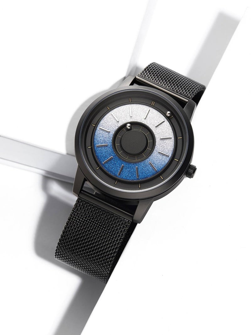 EUTOUR Men Watch Wrist Magneto Watch Magnetic Watches Minimalist Unisex Watch with Stainless Sliver Strap - Image 2