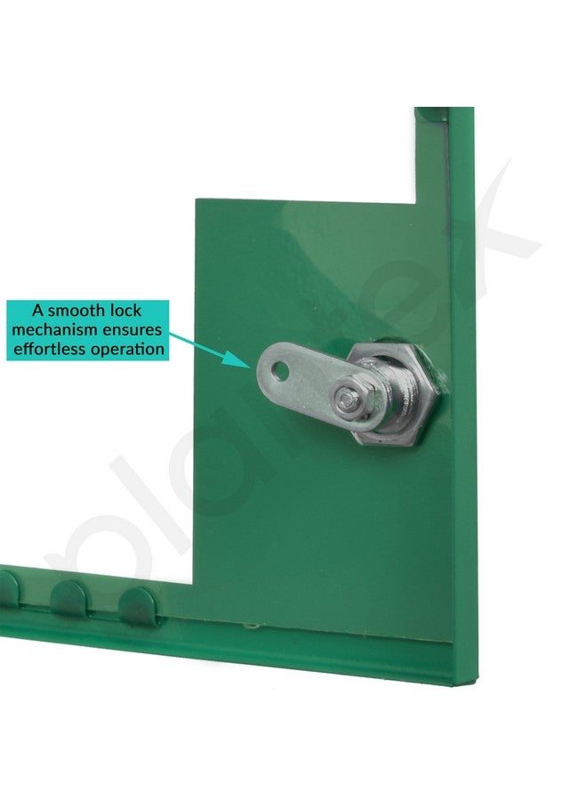 Plantex Metal Emergency First Aid Box for Home/Medical Kit Box for Medicine Storage with Multi Compartments for School, Office - Lockable (Green & White) Big Size, Wall Mount - Image 5