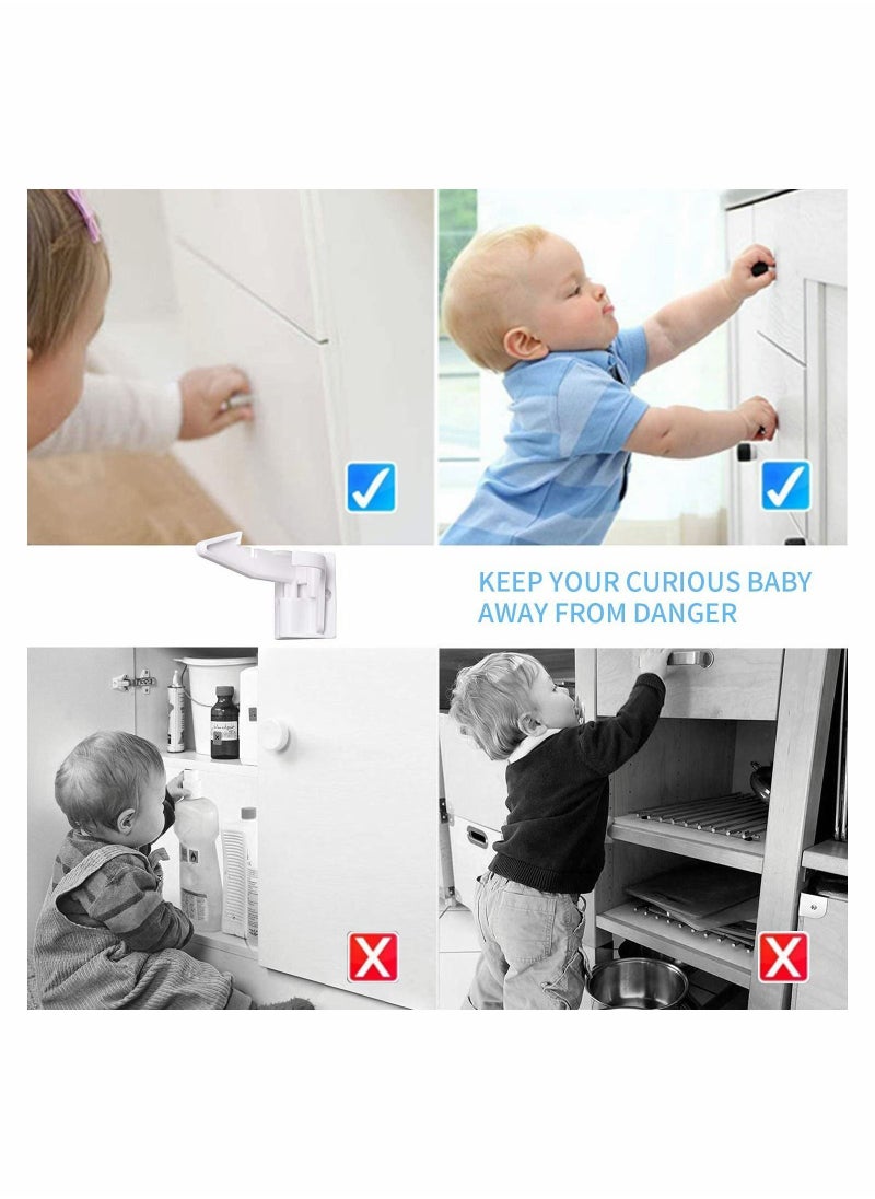 Y&D Safety Locks Child Cupboard 10 Pack  - Image 2